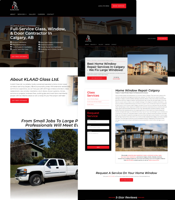 calgary web design project